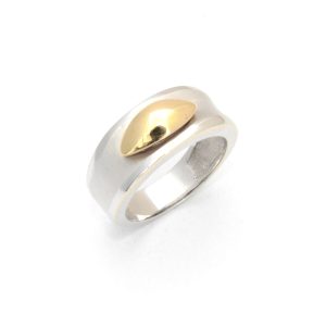 Anel de Ouro Bicolor