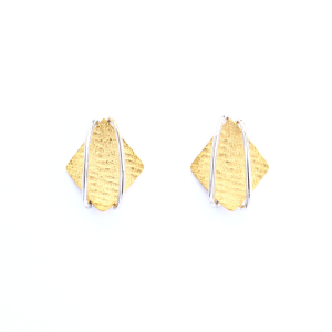 Brincos de Ouro Texturados