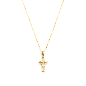 Colar de Ouro Cruz