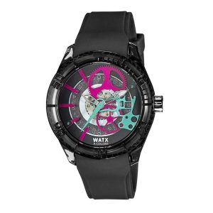 Relógio Watx&Co Skeleton Black