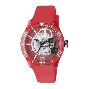 Relógio Watx&Co Skeleton Red