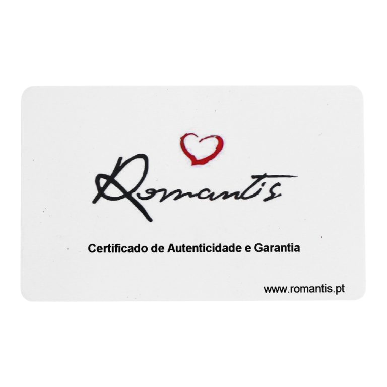 Anel Romantis solitário em ouro com design contemporâneo e diamantes. Certificado de Autenticidade e Garantia.