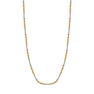 Colar FR Jewels Malha Bicolor