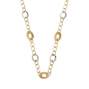 Colar de Ouro Bicolor
