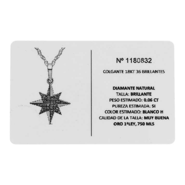 Medalha Centeralia com estrela de diamantes. Certificado.