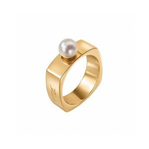 Anel Karl Lagerfeld Pearl